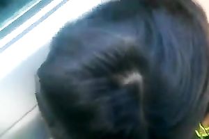 Attractive woman engulfing huge cock balls unfathomable