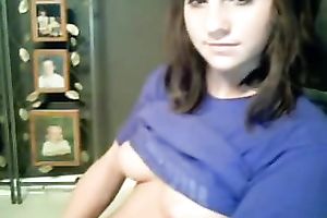 Horny legal age teenager whore takes off her clothes and fondles herself