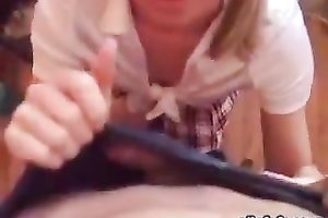 Nice dirty slut wife living nextdoor gave me desirous oral-job one worthy day