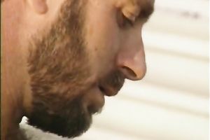 Saucy dark brown playgirl receives her anus stretched outdoors