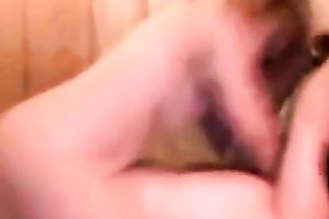 Zealous brunette cowgirl of my buddy enjoyed topping his prick