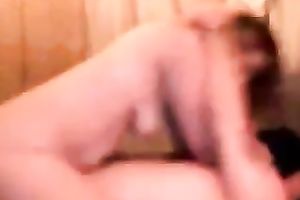 Zealous brunette cowgirl of my buddy enjoyed topping his prick