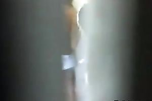 Spying on my hawt black skinned Indian GF changing clothing