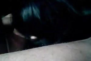 Fat jerk gets his not so big knob sucked by a hawt oriental babe