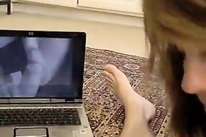 Bodacious black haired plump BBC slut blows me and gives footjob