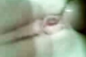 Reaming her tight and ll juicy pink pussy in bedroom