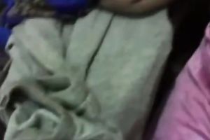 Ugly as fuck dilettante Indian floozy flashes her saggy disgusting titties