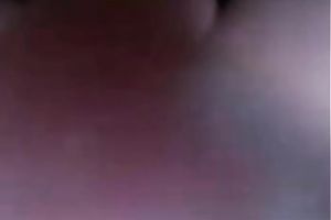 Horny breasty amateur web camera white lady played with her tits and cum-hole