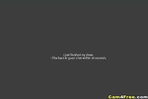 Cute Nerdy Brunette Babe Masturbates Pussy So Hard