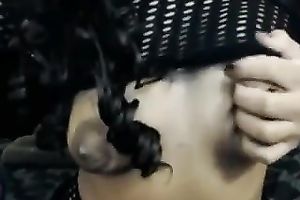 Pounding my soaked muff with a vibrator in front of a web camera