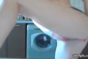 Perfect female body show from dilettante brunette hair white Married slut