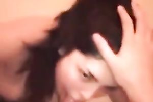 Busty horny white wife engulfing hard weenie balls unfathomable in non-professional movie