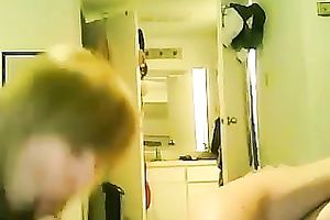 Light haired tattooed livecam cheating wife was willing for some oral-job sex