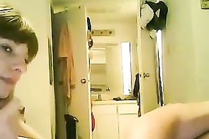 Light haired tattooed livecam cheating wife was willing for some oral-job sex