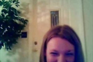 Young web camera wench gives me perverted show flashing her body to pizza stud