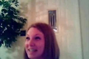 Young web camera wench gives me perverted show flashing her body to pizza stud