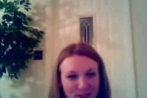 Young web camera wench gives me perverted show flashing her body to pizza stud