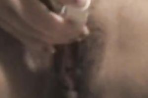 Close up homemade movie scene of my Latina GF tickling her love button