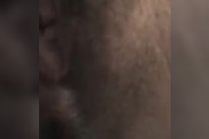 Close up homemade movie scene of my Latina GF tickling her love button