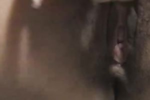 Close up homemade movie scene of my Latina GF tickling her love button