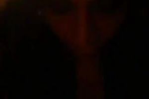 Kinky brownhead lady-man blowing large obese rod balls unfathomable