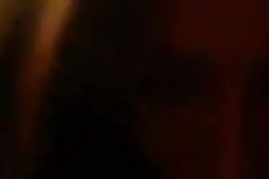 Kinky brownhead lady-man blowing large obese rod balls unfathomable