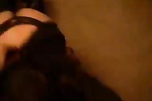 Kinky brownhead lady-man blowing large obese rod balls unfathomable