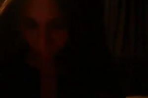 Kinky brownhead lady-man blowing large obese rod balls unfathomable