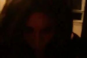 Kinky brownhead lady-man blowing large obese rod balls unfathomable