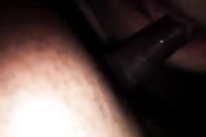 Black rod of my coworker invades my white pussy after office party