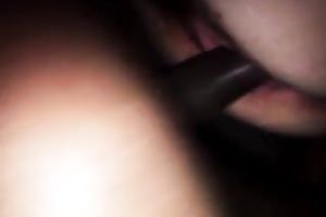 Black rod of my coworker invades my white pussy after office party