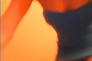 Eye catching brunette hair legal age teenager strips for me on cam