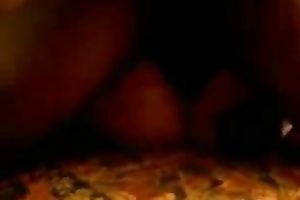 Extremely bootyful non-professional white lady is completely busy with riding powerful BBC