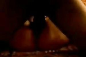 Extremely bootyful non-professional white lady is completely busy with riding powerful BBC