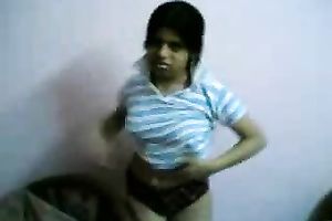 Cute and breasty youthful Indian whore Sonia filmed on webcam