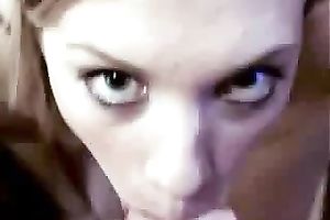 Skanky sis of my ally is engulfing my pecker like yummy sweetmeat
