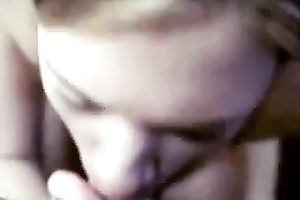 Skanky sis of my ally is engulfing my pecker like yummy sweetmeat