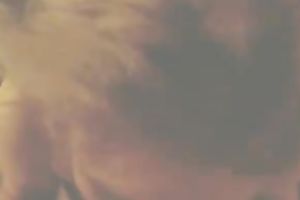 Delicious blonde housewife receives facial after a vehement blowjob