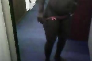 Hot selfie of my ebon girlfriend shaking her majestic rump