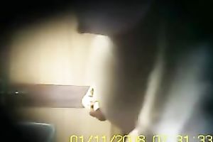 That's my older breasty preggo white bitch in baths - hidden webcam