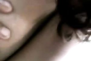 Hot black skin hot playgirl with large boobs sucks meat of her guy