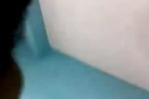 Hot black skin hot playgirl with large boobs sucks meat of her guy
