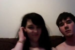 My appetizing brunette hair girlfriend can't live without when I please her bazookas