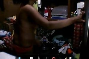 Kinky brown skin dilettante milf shows me her natural bazookas