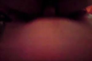 Messy creampie for plump Asian slut's curly cunny