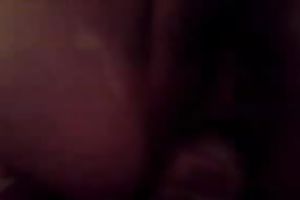 Messy creampie for plump Asian slut's curly cunny