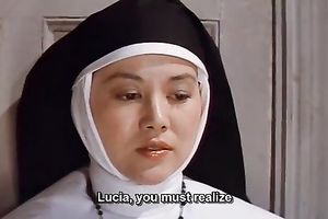 Two hot oriental dark brown lesbian babes shows their excitement