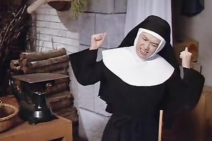 Two hot oriental dark brown lesbian babes shows their excitement