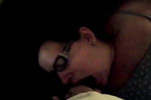 Chunky BBW secretary Becky sucks my BBC on morning at work