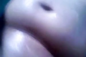 Torrid BBW wench demonstrtates her large moist knockers